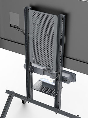Heckler Design Device Panel for AV Cart Black Grey XL