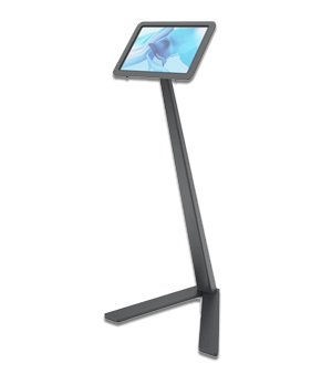 Heckler Design Kiosk Floor Stand VESA For iPad 10.2-Inch - Black Grey