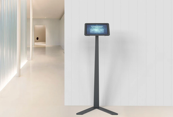 Heckler Design Kiosk Floor Stand VESA For iPad 12.9-Inch - Black Grey