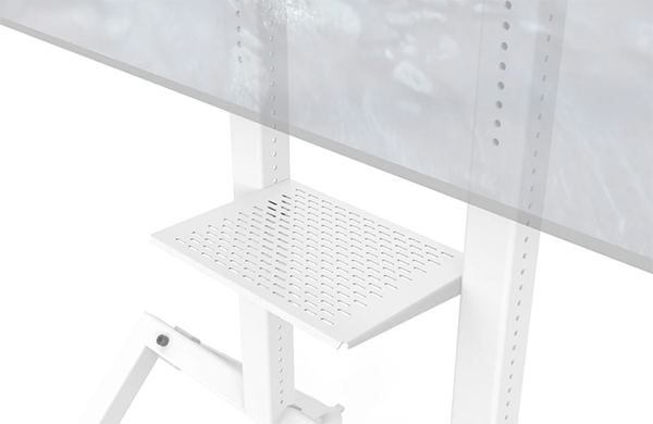 Heckler Design Control Shelf for AV Cart White