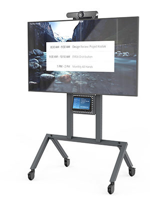 Heckler Design Control Shelf for AV Cart Black Grey -H709-BG (4)