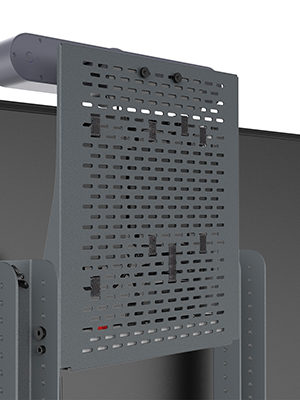 Heckler Design Device Panel for AV Cart Black Grey -H702 (2)