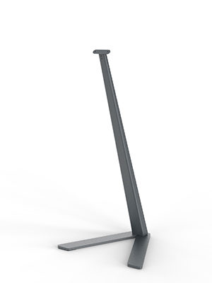 Heckler Design Kiosk Floor Stand (tablet enclosure sold separately) – Black Grey (1)