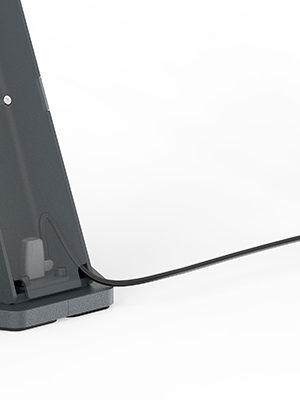 Heckler Design Kiosk Floor Stand (tablet enclosure sold separately) – Black Grey (15)