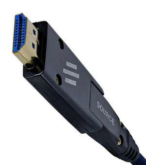 Gigavex 4K Active Fibre HDMI Cable with micro HDMI and standard HDMI ends