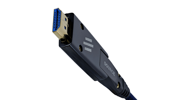 Gigavex 4K Active Fibre HDMI Cable with micro HDMI and standard HDMI ends