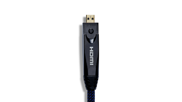 Gigavex 4K Active Fibre HDMI Cable front centred