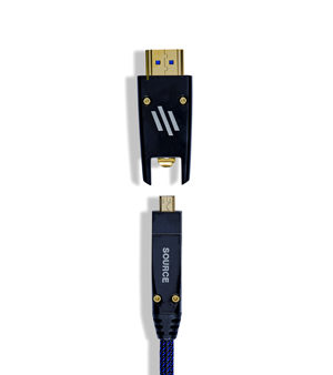 Gigavex 4K Active Fibre HDMI Cable back centred